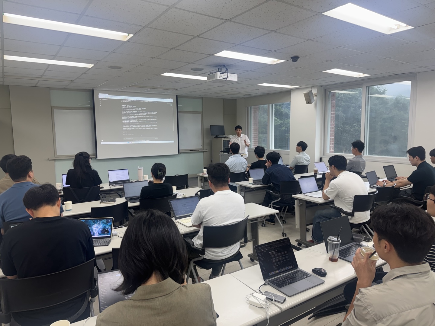 기업 출강 교육 현장