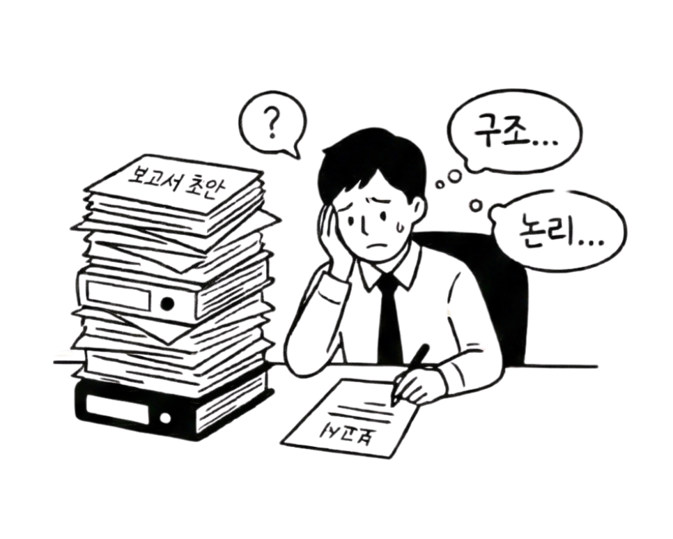 보고서 직접 작성에 지친 직장인