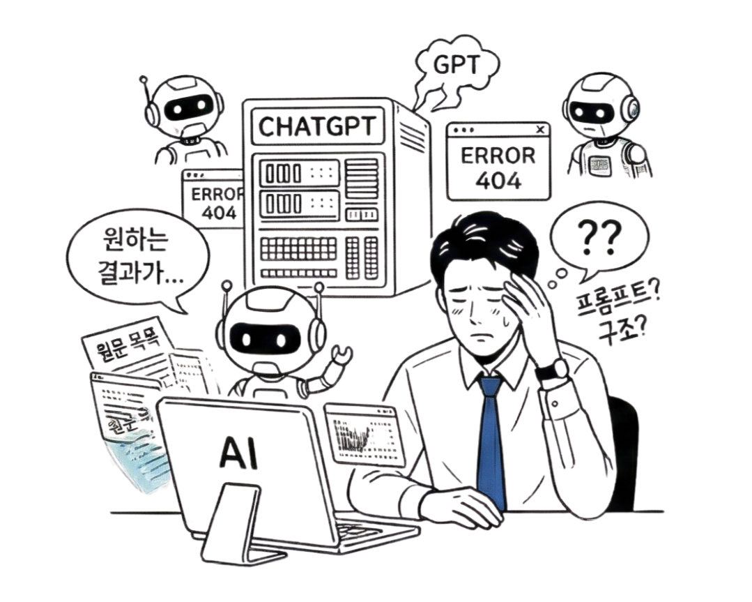 ChatGPT에 좌절하는 직장인