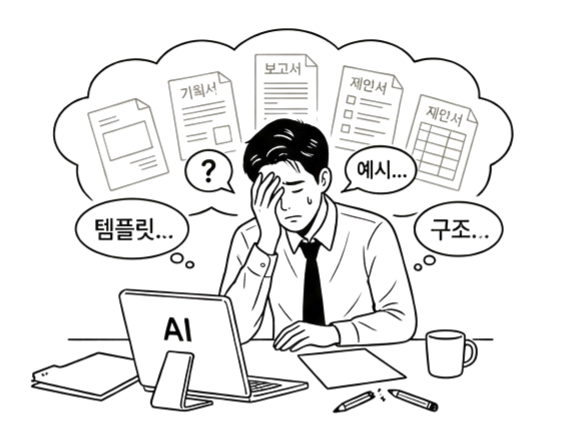 반복 문서에 지친 직장인